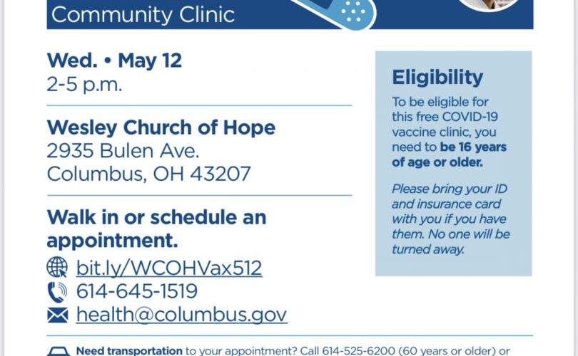 COVID Vaccine Clinics in Far South Columbus