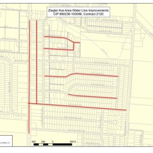 Ziegler Avenue Water Improvements Underway